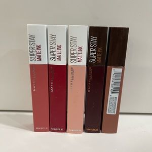 Maybelline- super stay matte ink bundle